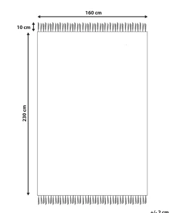 Tappeto MALHIA Rosso chiaro 160 x 230 cm