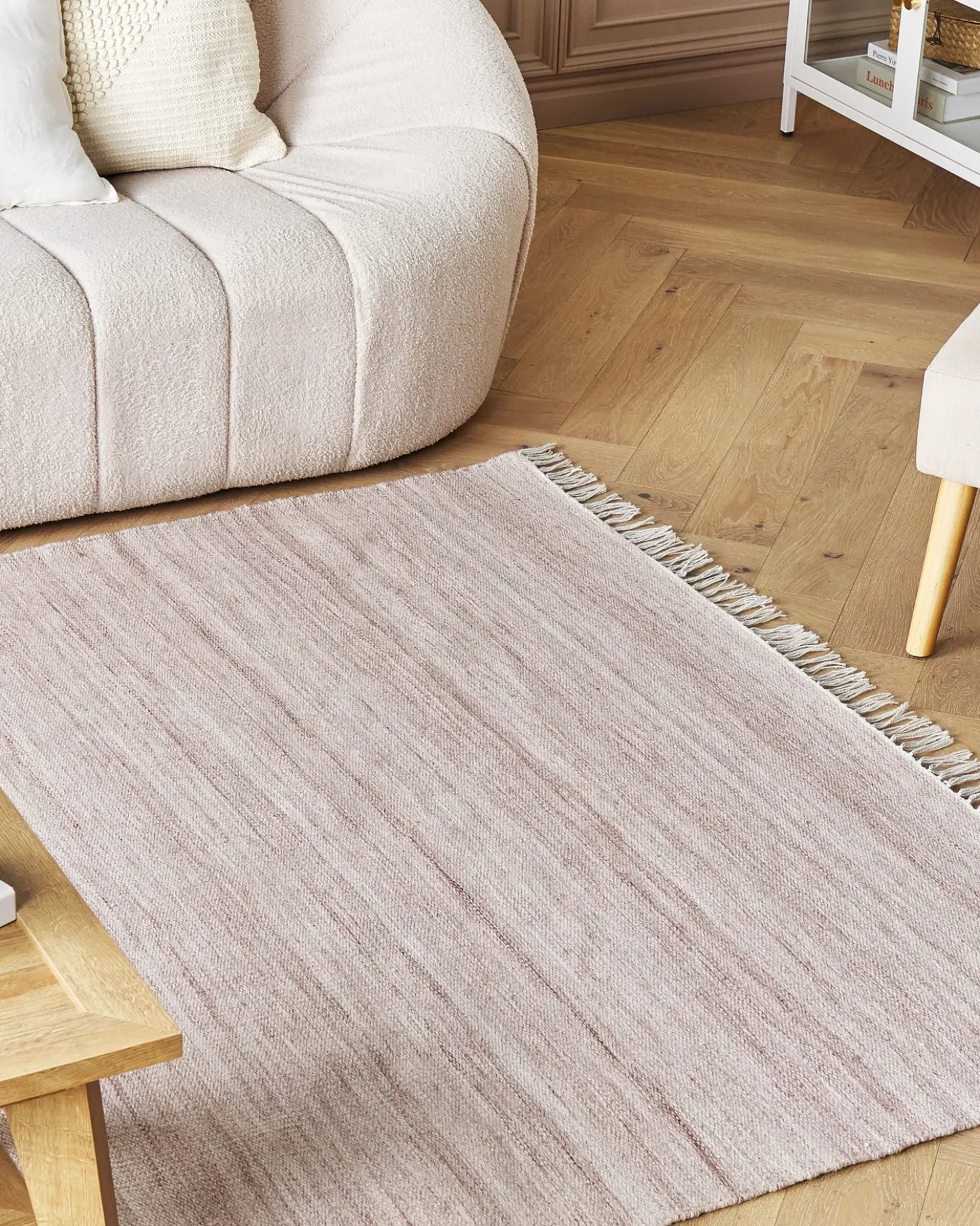 Tappeto MALHIA Rosso chiaro 160 x 230 cm