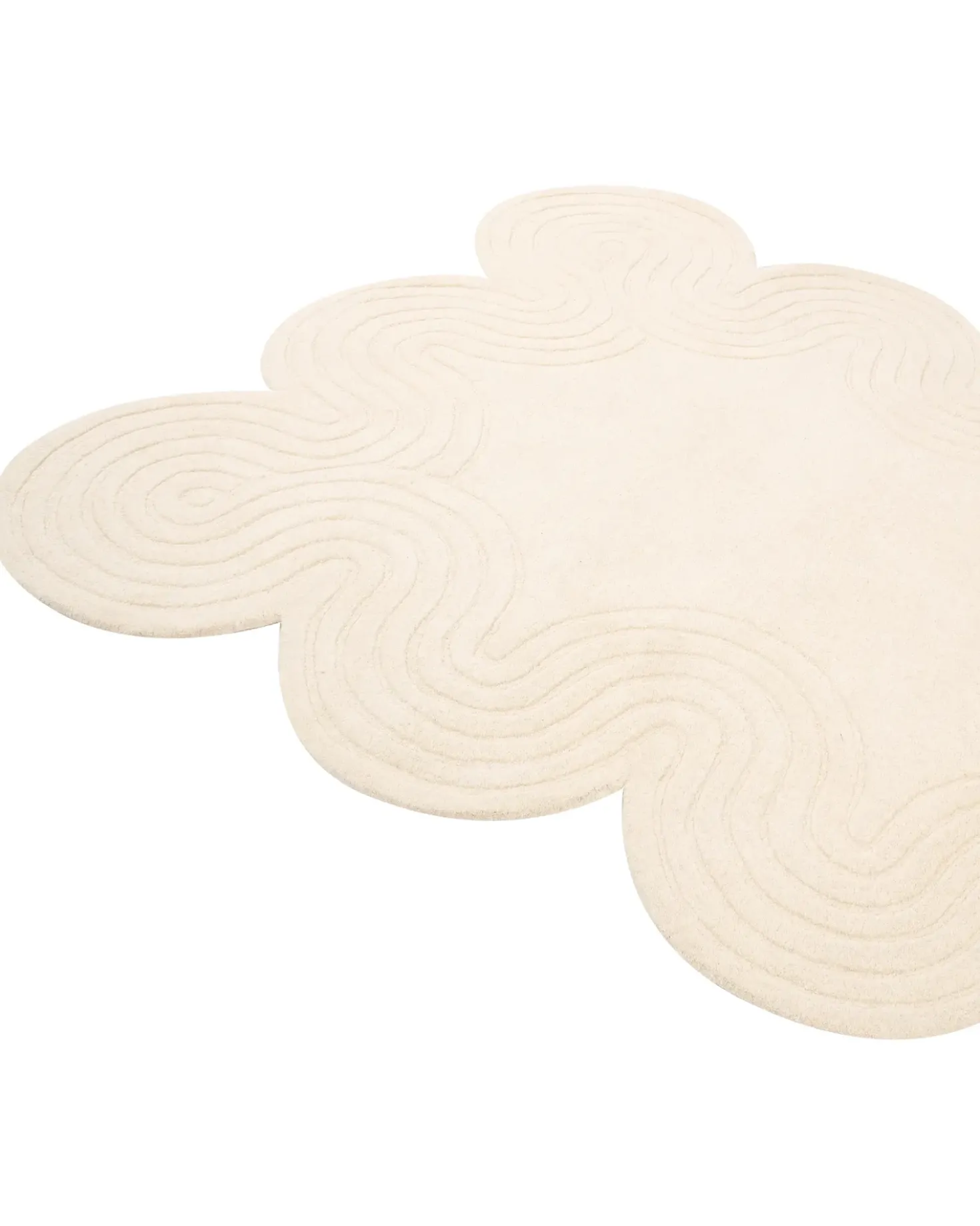 Tappeto MALVAN Beige 160 x 230 cm Lana
