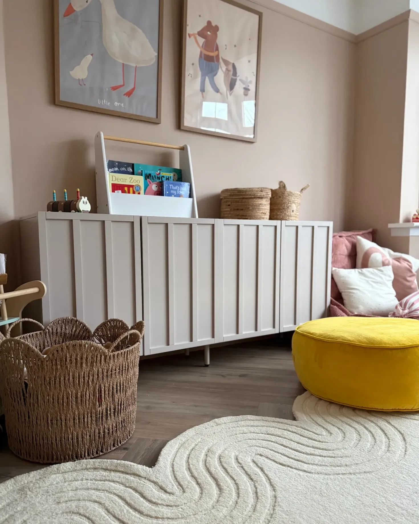 Tappeto MALVAN Beige 160 x 230 cm Lana