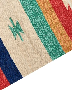 Tappeto MARGARA Multicolore 140 x 200 cm Cotone Kilim