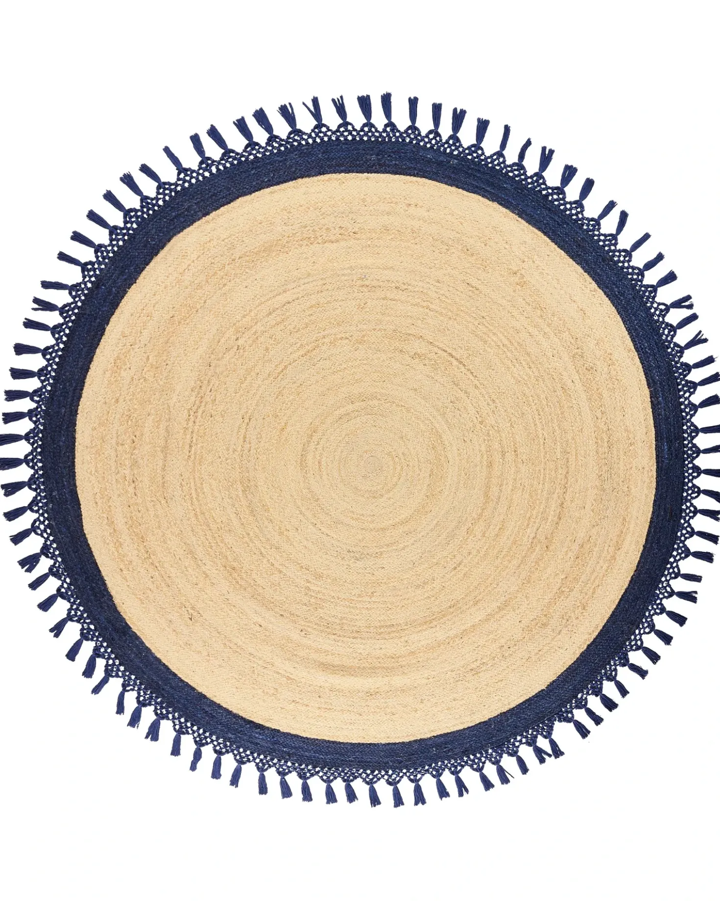 Tappeto MARTS Blu scuro ø 200 cm Iuta