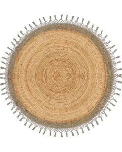 Tappeto MARTS Grigio ø 140 cm Iuta