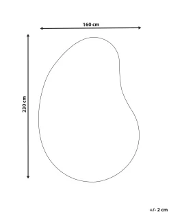 Tappeto MASSO Marrone dorato 160 x 230 cm Viscosa