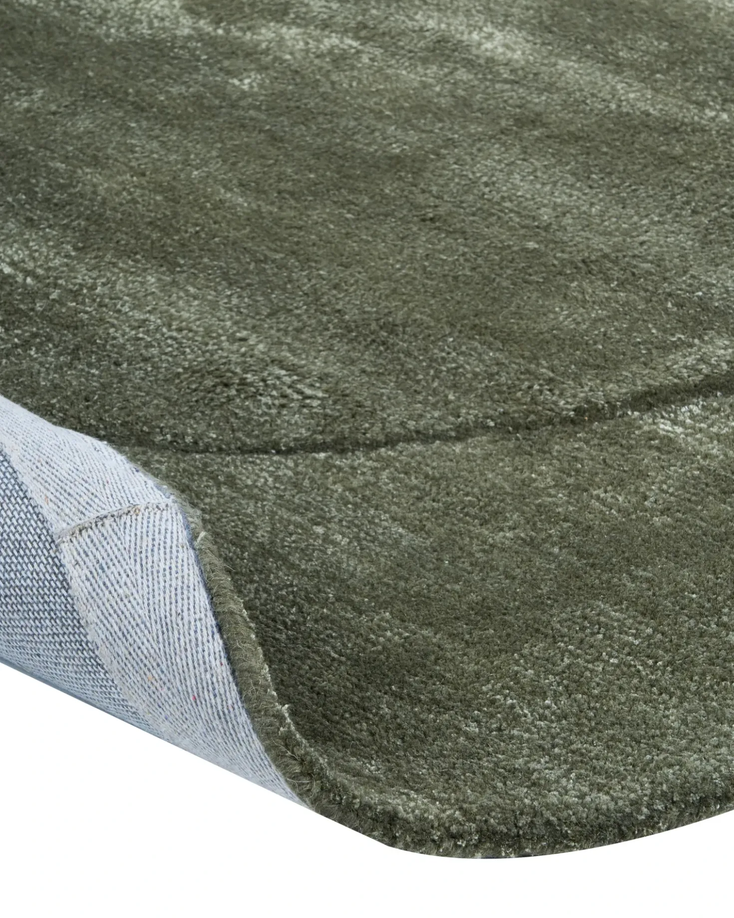 Tappeto MASSO Verde scuro 160 x 230 cm Viscosa
