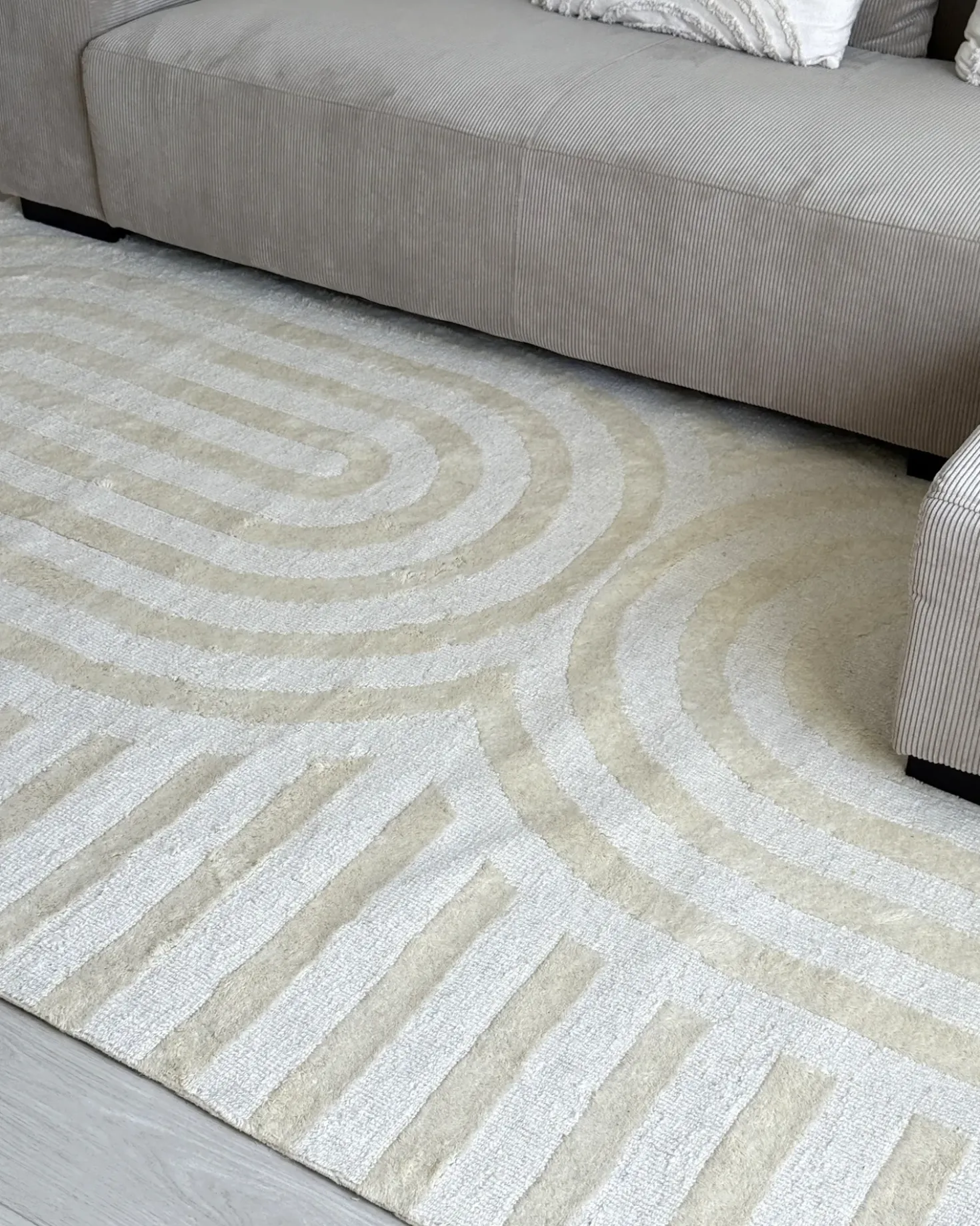 Tappeto MASTUNG Beige 200 x 300 cm Lana