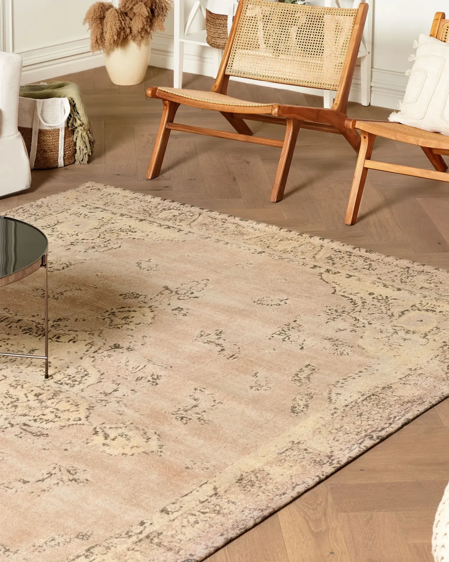 Tappeto MATARIM Beige 200 x 300 cm Cotone