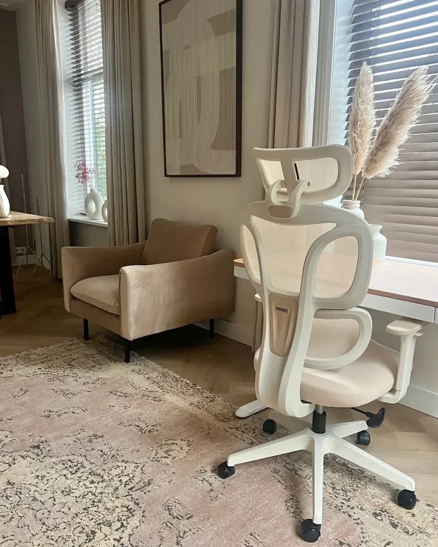 Tappeto MATARIM Beige 200 x 300 cm Cotone