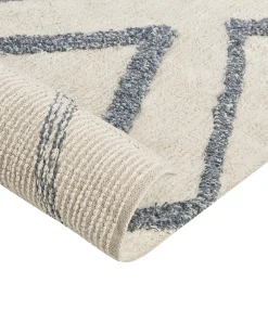 Tappeto MENDERES Azzurro 160 x 230 cm Cotone