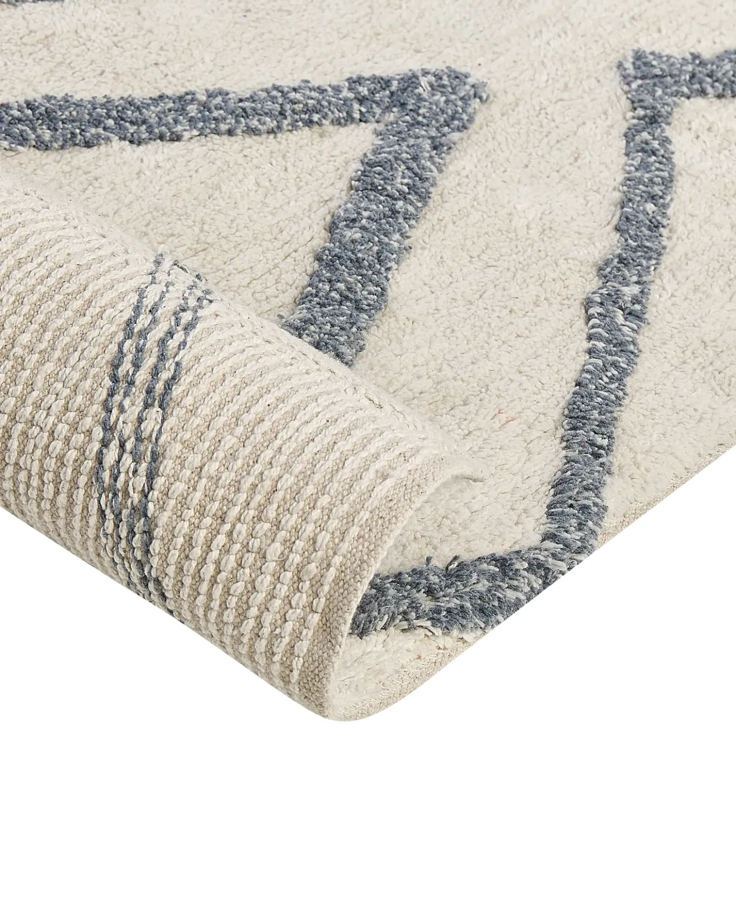 Tappeto MENDERES Azzurro 160 x 230 cm Cotone