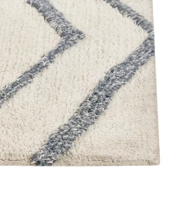 Tappeto MENDERES Azzurro 160 x 230 cm Cotone