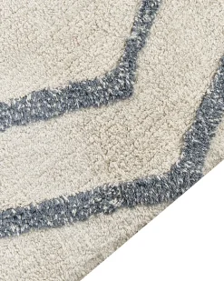 Tappeto MENDERES Azzurro 160 x 230 cm Cotone