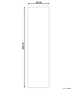 Tappeto MIDALAM Multicolore 80 x 300 cm