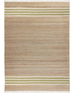 Tappeto MIRZA Verde oliva 160 x 230 cm Iuta