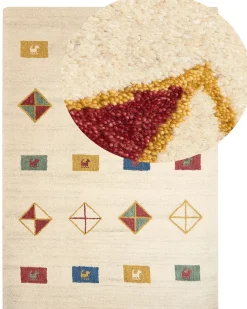 Tappeto MISINLI Beige 160 x 230 cm Lana Persiano