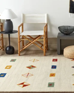 Tappeto MISINLI Beige 160 x 230 cm Lana Persiano
