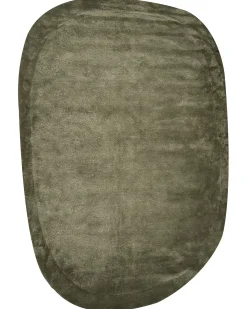 Tappeto MITHA Verde oliva 200 x 300 cm Viscosa