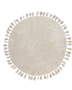 Tappeto MITSOBI Beige ø 120 cm Cotone