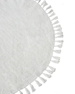 Tappeto MITSOBI Bianco ø 120 cm Cotone
