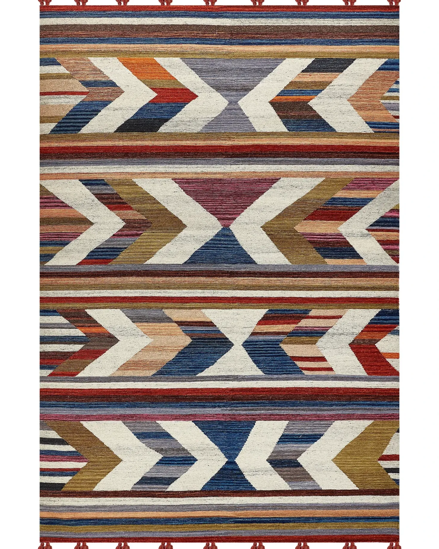 Tappeto MRGASHAT Multicolore 200 x 300 cm Lana Kilim