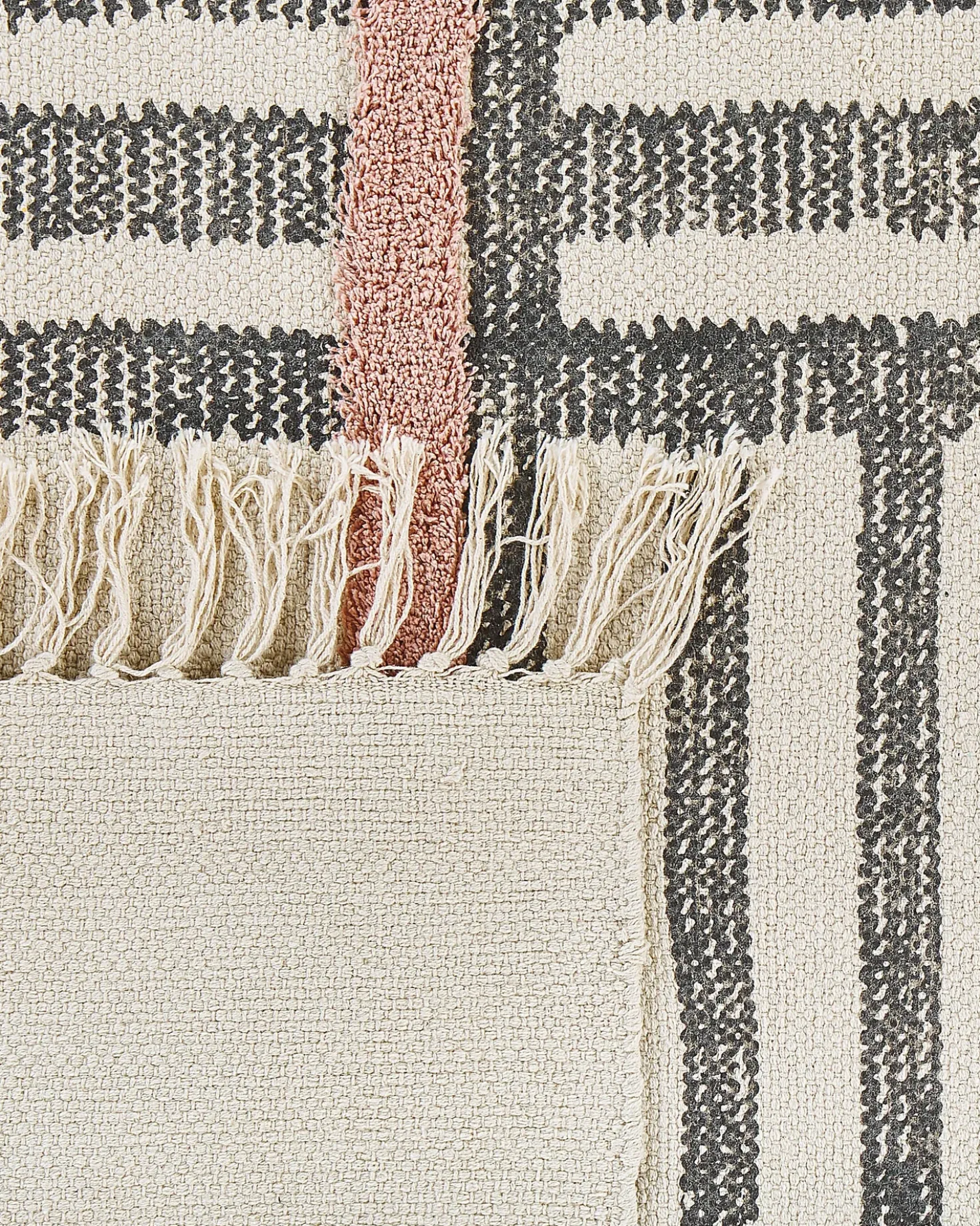Tappeto MURADIYE Beige 160 x 230 cm Cotone