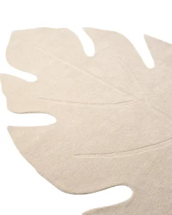 Tappeto NAINITAL Bianco sporco 160 x 230 cm Lana