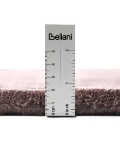 Tappeto NAINITAL Marrone scuro 160 x 230 cm Lana