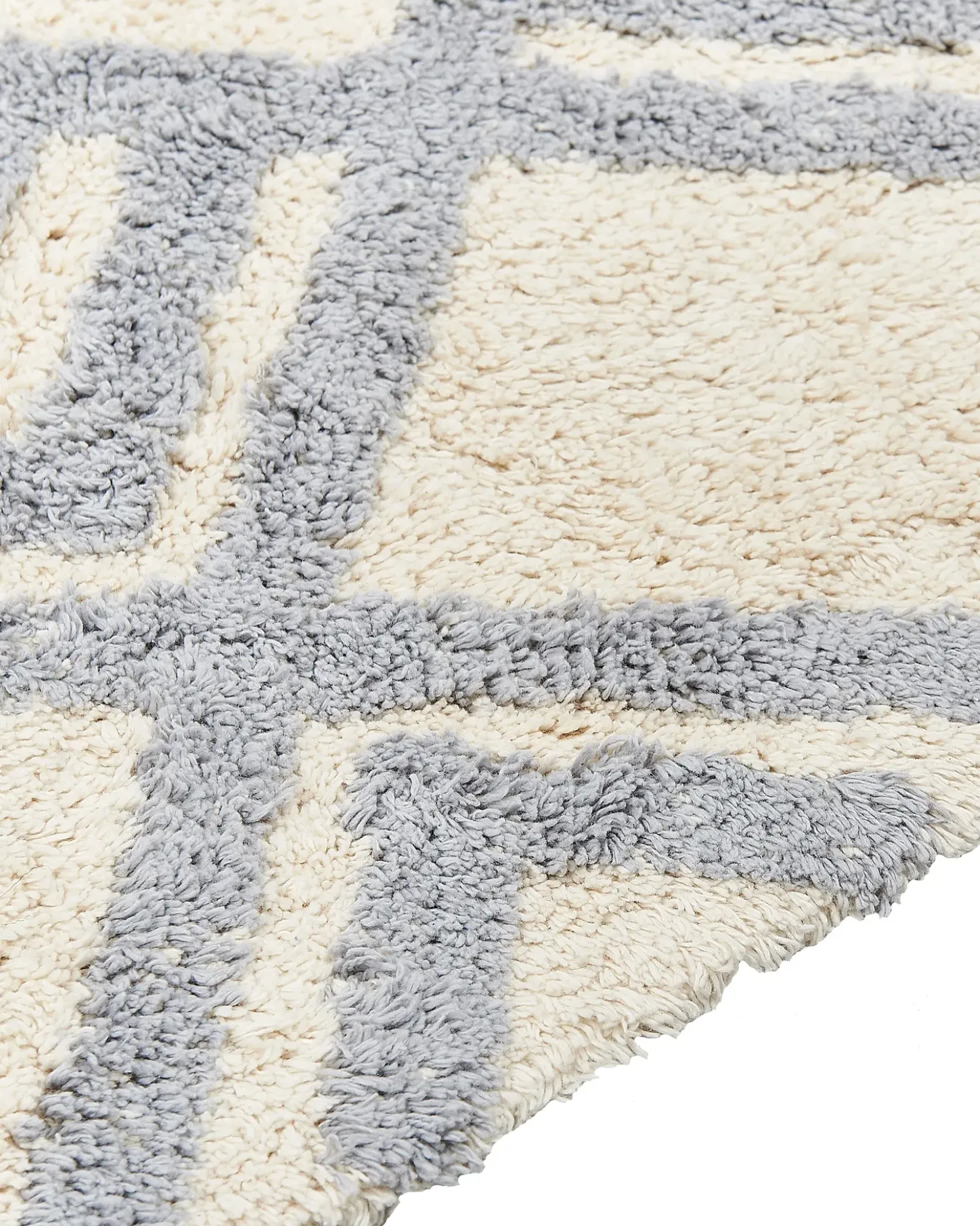 Tappeto NEVSEHIR Beige 160 x 230 cm Cotone