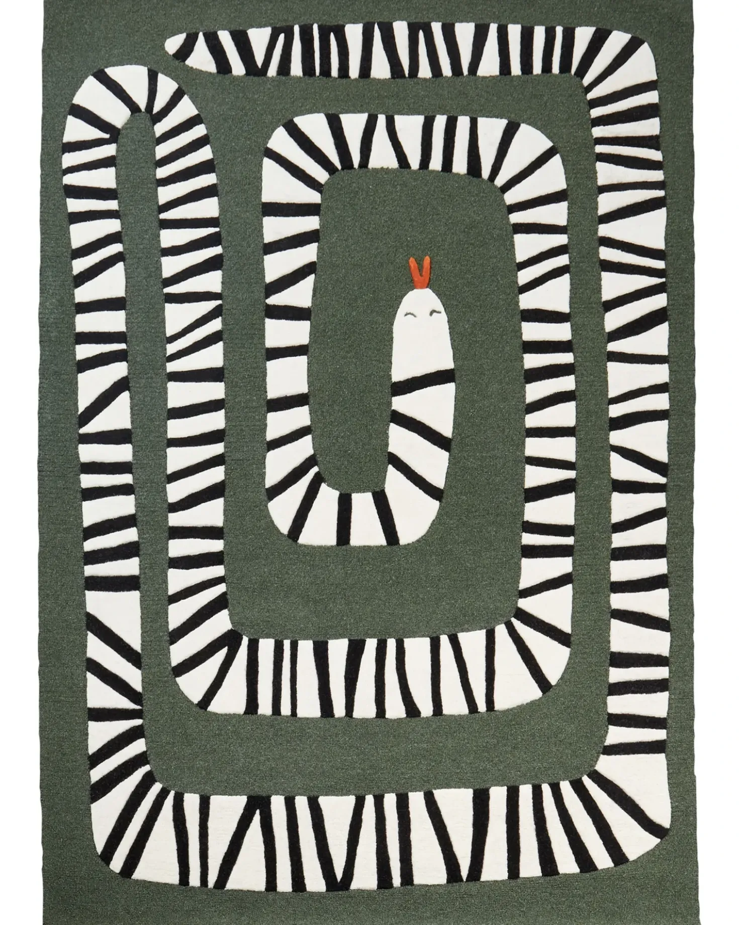 Tappeto OKAPI Verde scuro 160 x 230 cm
