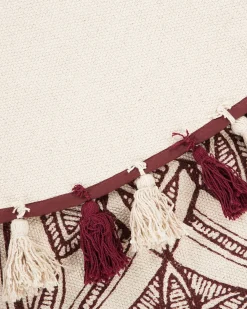 Tappeto OLTU Rosso ø 120 cm Cotone