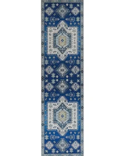 Tappeto PARVAKADLI Blu 80 x 300 cm