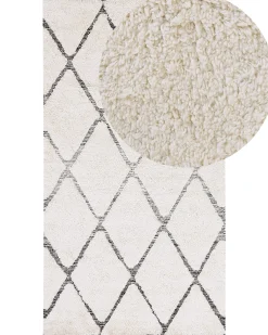 Tappeto PENDIK Beige chiaro 80 x 150 cm Cotone