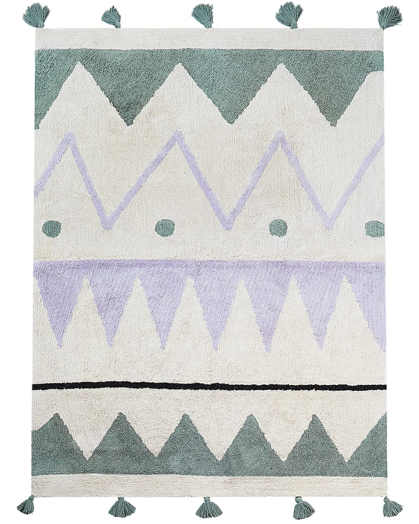 Tappeto per bambini ALAKOL Multicolore 140 x 200 cm Cotone
