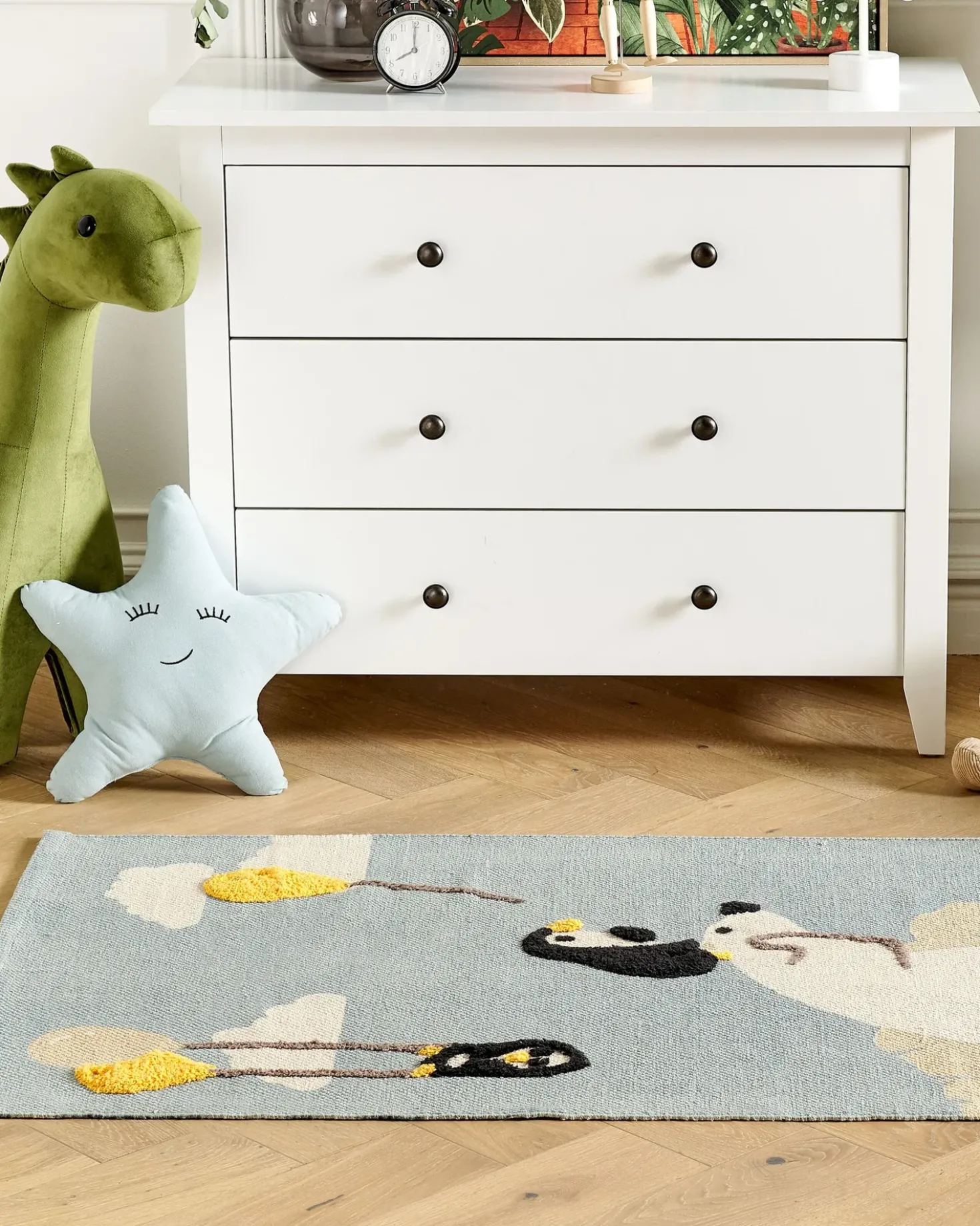 Tappeto per bambini BARUS Multicolore 80 x 150 cm Cotone