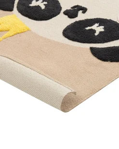 Tappeto per bambini BUNAN Beige 80 x 150 cm Cotone