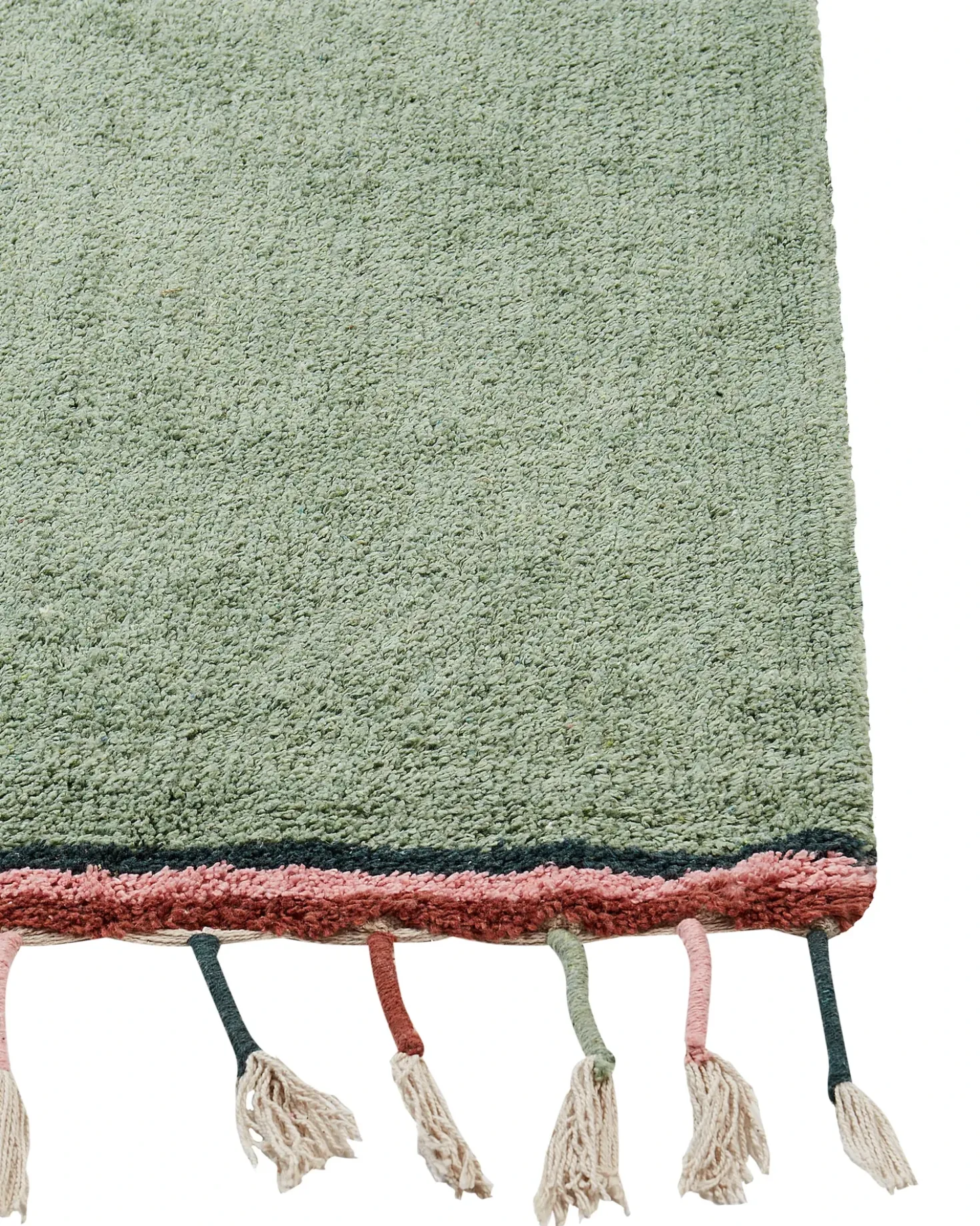 Tappeto per bambini CAPARLI Verde chiaro 140 x 200 cm Cotone
