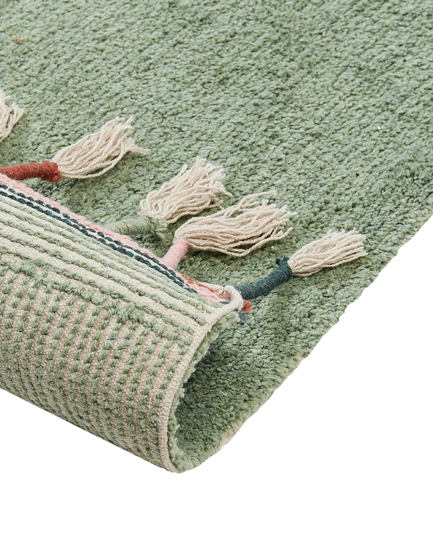 Tappeto per bambini CAPARLI Verde chiaro 140 x 200 cm Cotone
