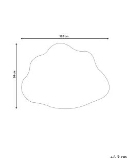 Tappeto per bambini CUMULUS Azzurro 90 x 120 cm