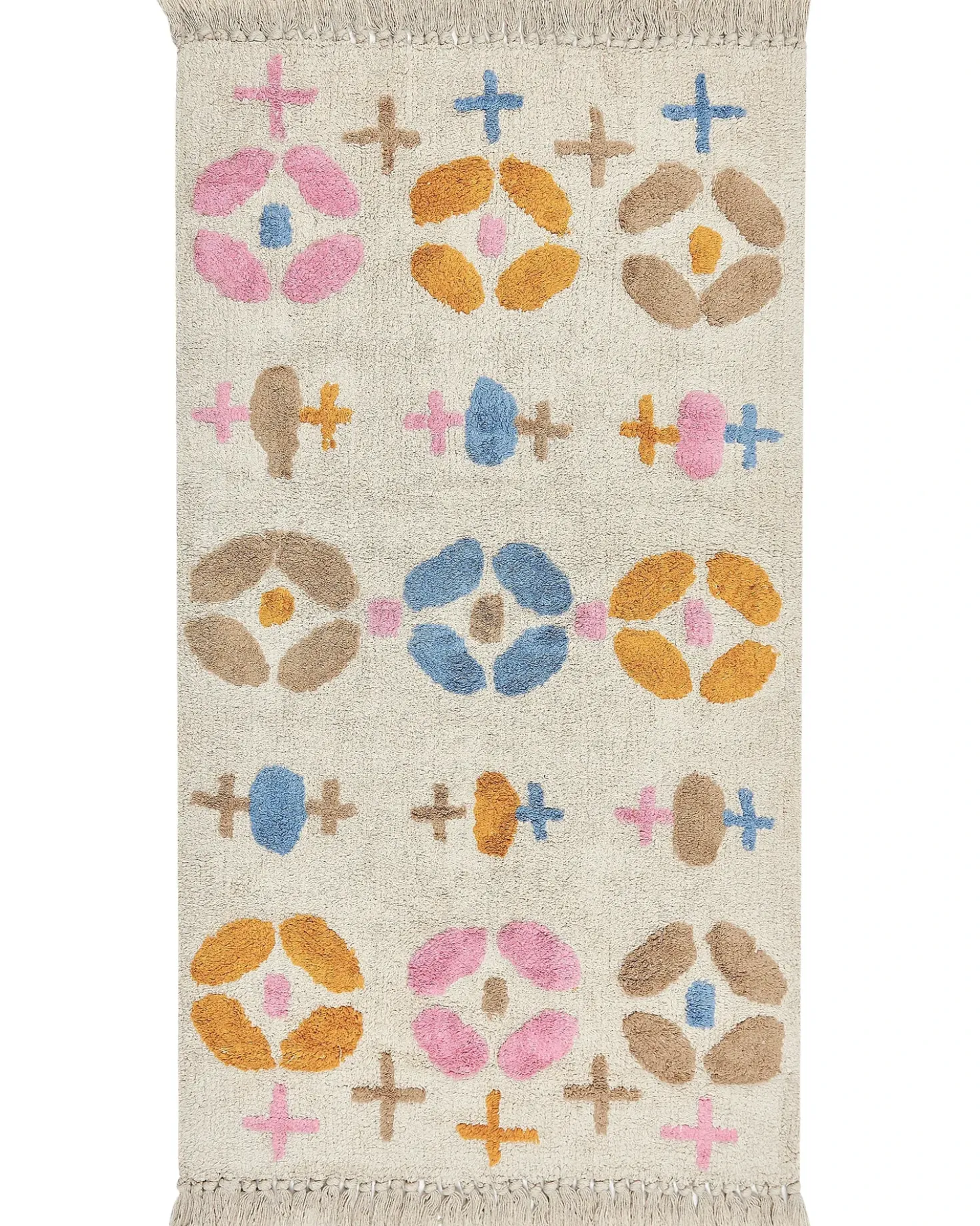 Tappeto per bambini DARAN Multicolore 80 x 150 cm Cotone