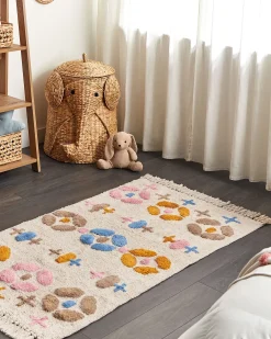 Tappeto per bambini DARAN Multicolore 80 x 150 cm Cotone