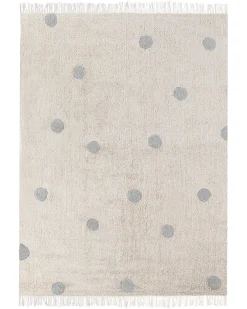 Tappeto per bambini DARDERE Grigio 140 x 200 cm Cotone