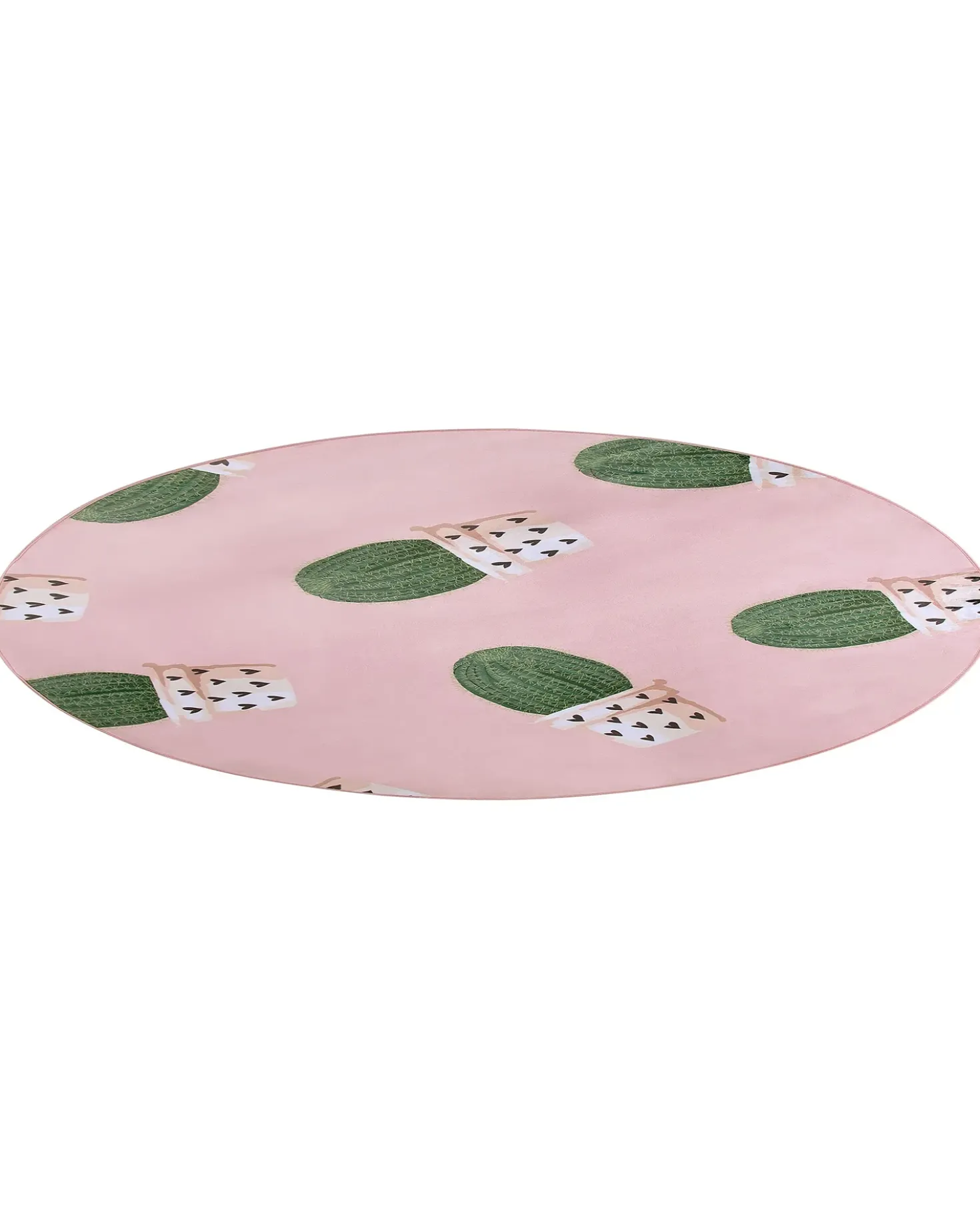 Tappeto per bambini ELDIVAN Rosa ø 120 cm