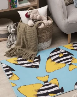 Tappeto per bambini FIZME Blu 80 x 140 cm