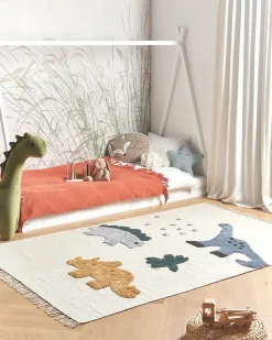 Tappeto per bambini GHARTA Multicolore 140 x 200 cm Cotone