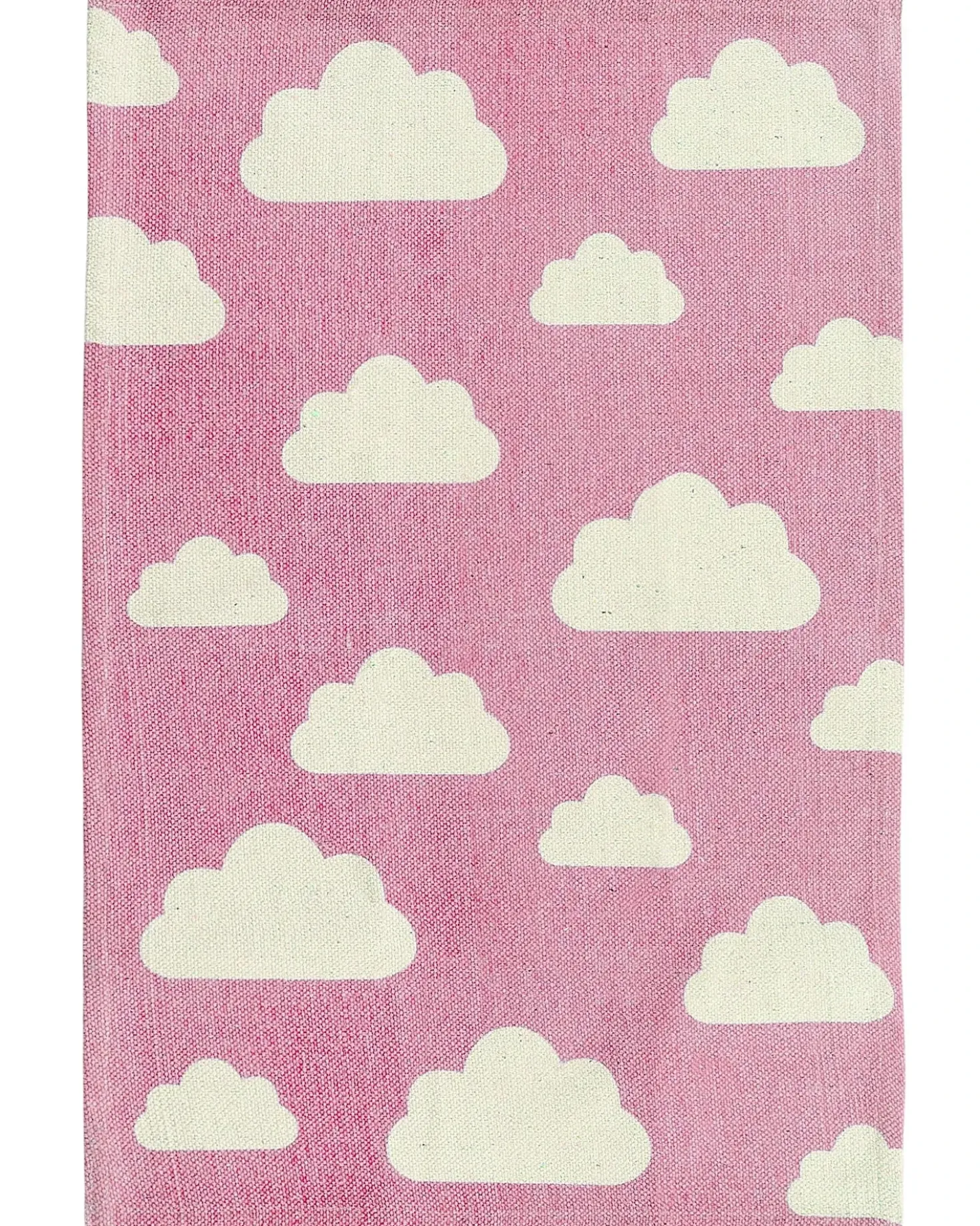 Tappeto per bambini GWALIJAR Rosa 60 x 90 cm Cotone