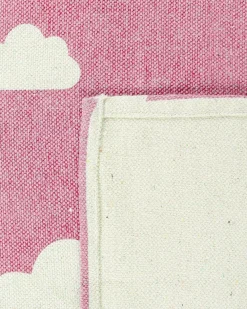 Tappeto per bambini GWALIJAR Rosa 60 x 90 cm Cotone