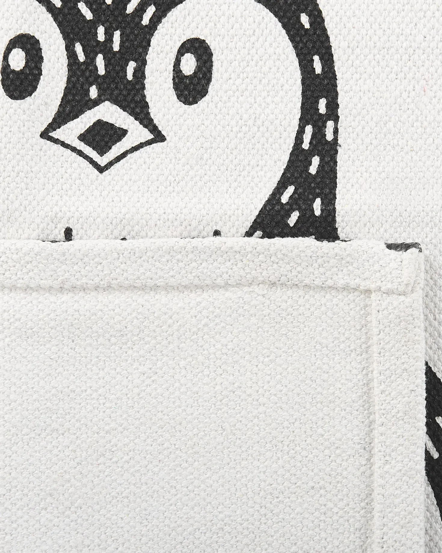 Tappeto per bambini HAJDARABAD Bianco 60 x 90 cm Cotone