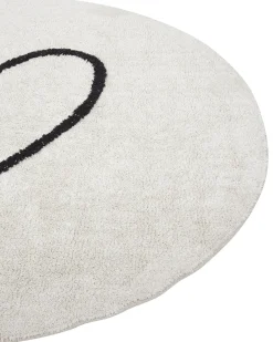 Tappeto per bambini HEART Beige ø 140 cm Cotone