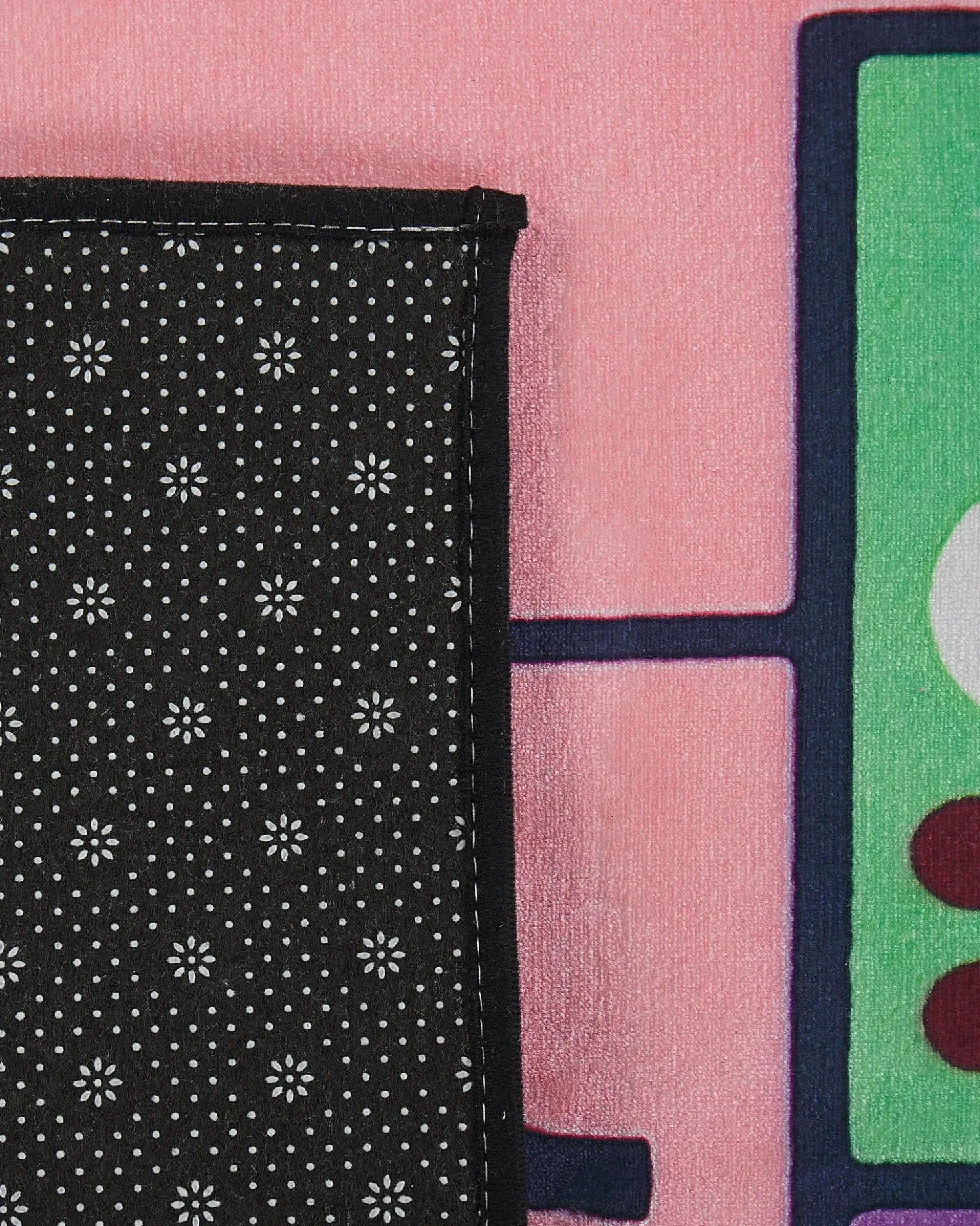 Tappeto per bambini HONAZ Rosa 80 x 150 cm