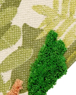 Tappeto per bambini JANHTO Verde 80 x 150 cm Cotone